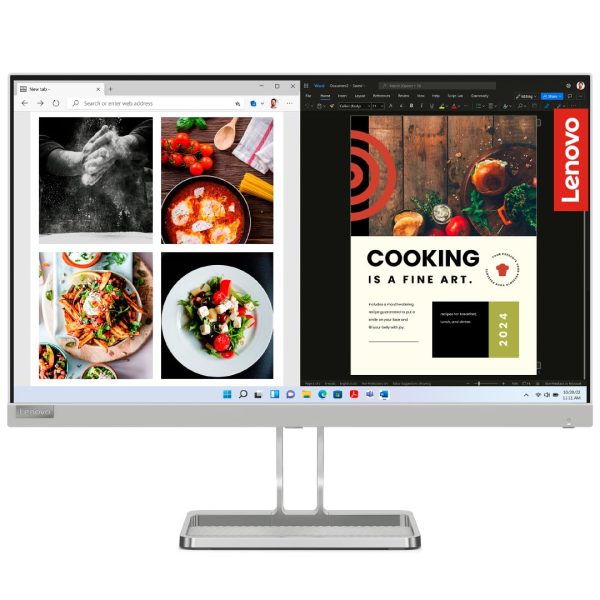 Lenovo L-Series L24i-40 60.45cm (24 inch) | FHD IPS Ultraslim Monitor