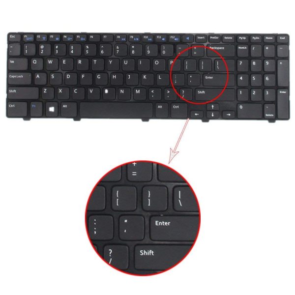 Laptop Keyboard for Dell Inspiron 3521