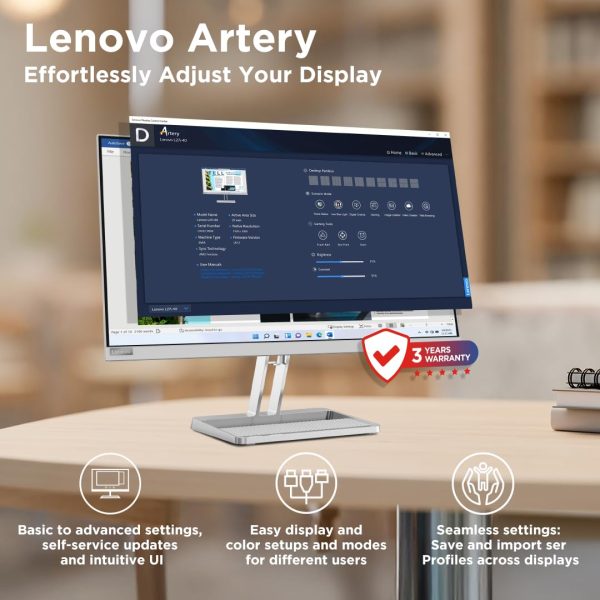 Lenovo L-Series L27H-4A 27 inch (68.5cm) QHD IPS Monitor