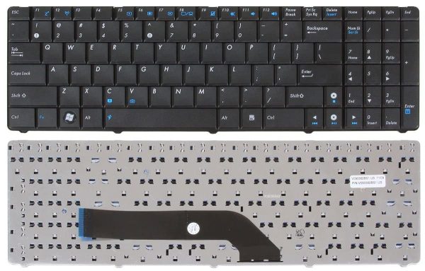 Keyboard for ASUS K50 K50I K50C K50AB K50AD K50AF K50IN K50IJ P50 P50IJ