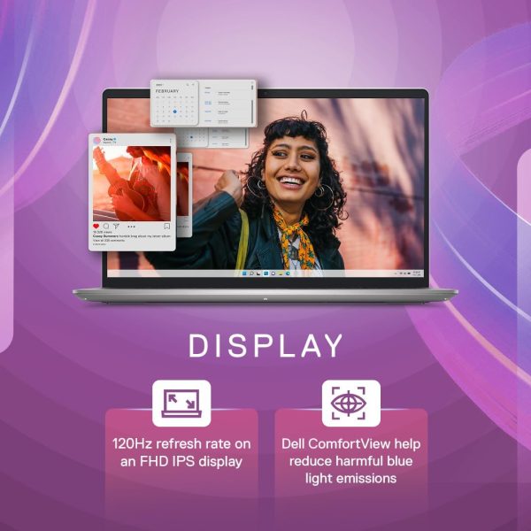 Dell Inspiron 3530, Intel Core i5-1334U, 13th Gen, 16GB RAM, 1TB SSD, FHD, 15.6"/39.62cm, Windows 11, MS Office 24, Silver, 1.62KG, Backlit Keyboard, McAfee 15 Month, Thin & Light Laptop