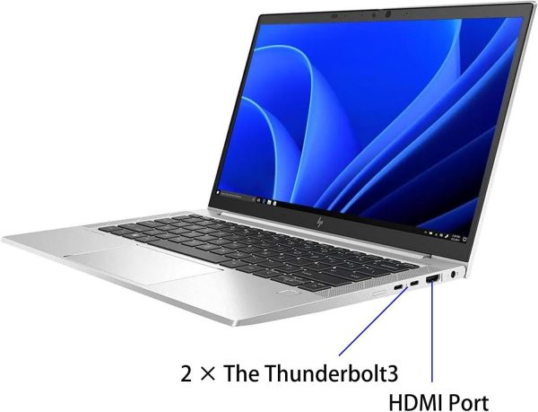 HP EliteBook 830 G7 Touchscreen Laptop, 13.3" FHD(1920x1080), Intel i7-10610U 1.8GHz, 16GB RAM, 512GB SSD, Backlit Keyboard, Windows 10 Pro (Renewed)