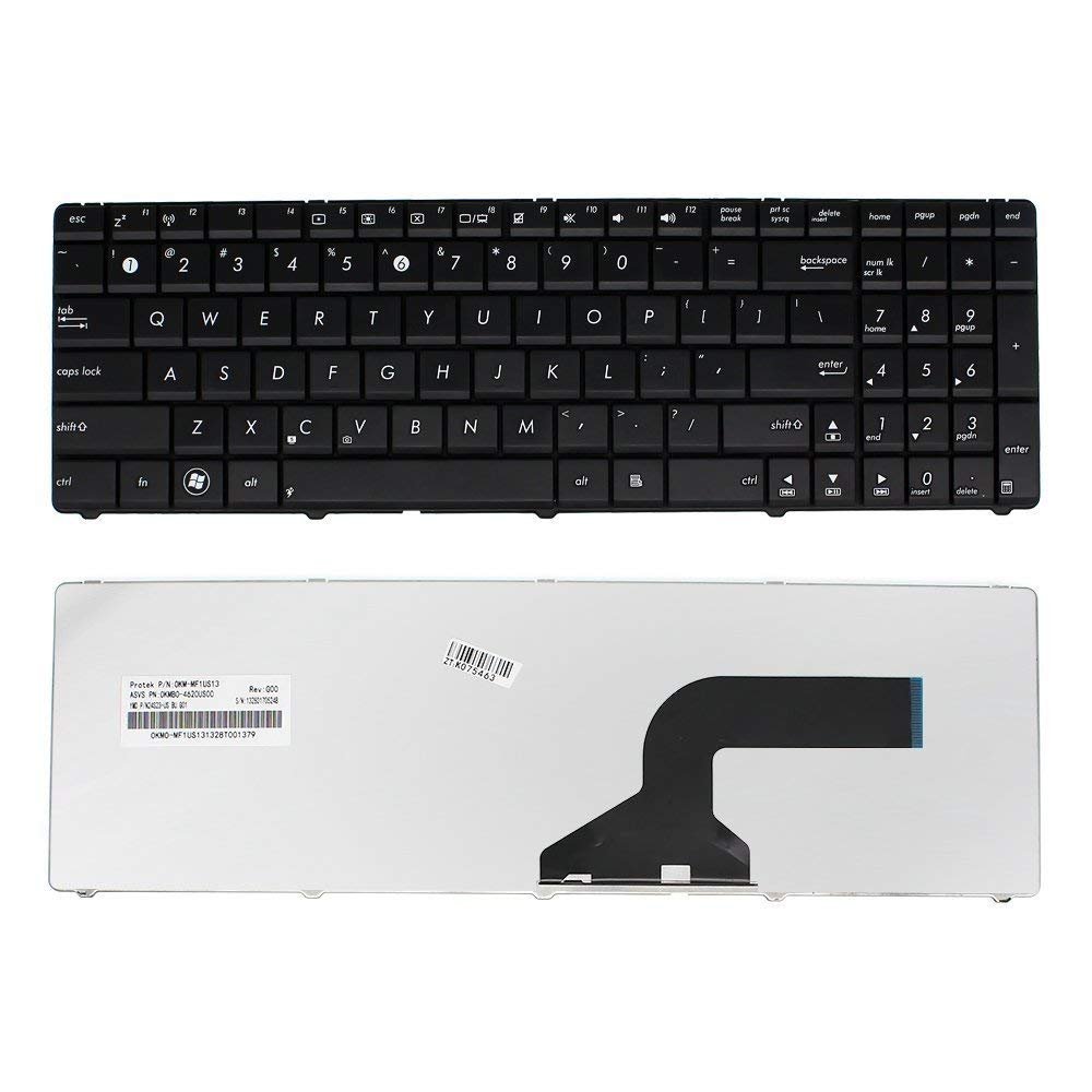 Laptop Keyboard Compatible for ASUS X54 K52 K52J K52F K52JK K52JB K52JC K52JR K52JE K53 K53E K53S K53U K53Z K53BY Series