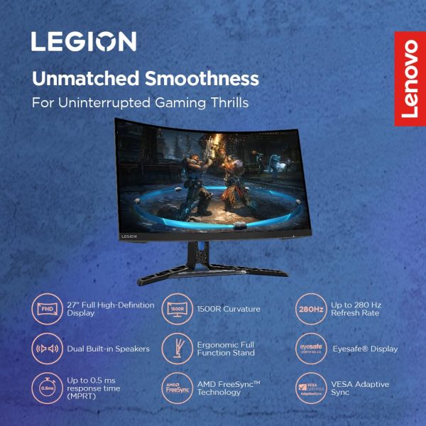 Lenovo Legion R27fc-30 | 27 Inch (68.58cm) FHD 240Hz Gaming Monitor - Image 5
