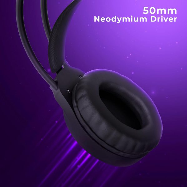 ZEBRONICS Blitz C Dolby Atmos Gaming Over Ear Wired Headphone