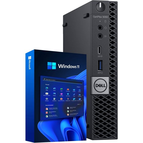 Dell Optiplex 5060 Mini Desktop Computer | 8th Gen Intel Core i5-8500T 2.1GHz | 16GB RAM | 512GB SSD and 1TB HDD | Windows 11 Pro | HDMI | Home or Business PC (Renewed)