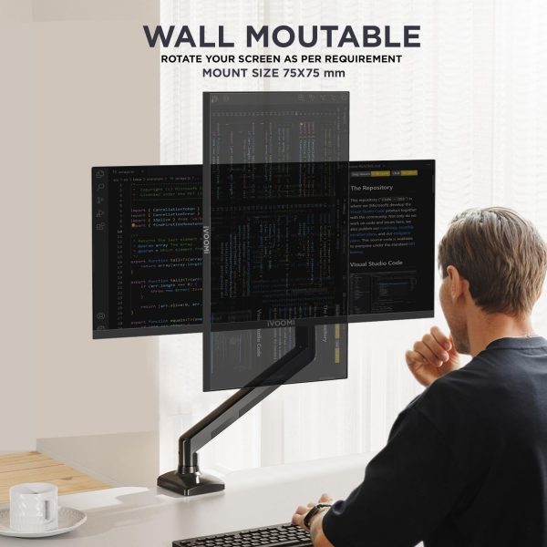 iVOOMi 29" Flat LED Monitor (73.66cm) with in-Built Speaker, 21:9 Ratio, BIS Approved, Refresh Rate 100 Hz with 2560 x 1440 Pixels, FHD, Power Mode Indicator, Strong Metal Stand, 3 Years Warranty