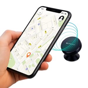 ZEBRONICS CMH50, Car Mobile Holder with Powerful Neodymium Magnets, 360° Rotatable, Safe & Strong, Anti-Skid Silicone Pads, Universal Compatibility, Included 3 Metal Plates