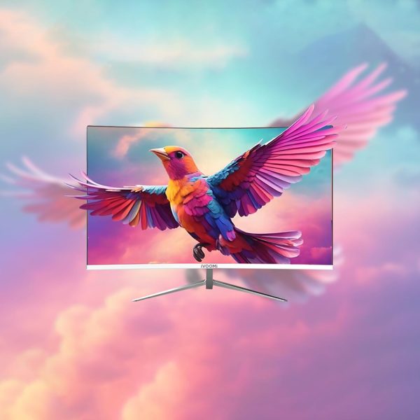 iVOOMi 27" Curve LED Monitor (68.58cm) with in-Built Speaker, 16:9 Ratio, BIS Approved, Refresh Rate 100 Hz with 1920 x 1080 Pixels, FHD, Power Mode Indicator, Strong Metal Stand, 3 Years Warranty