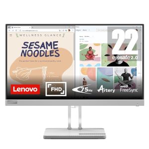 Lenovo L-Series L22e-40 54.48 cm (21.4inch) | FHD Ultraslim Monitor