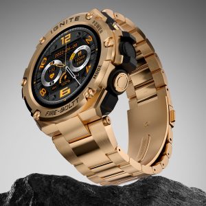 Fire-Boltt Assault Rugged Smartwatch – 1.5" HD Display, Bluetooth Calling, 600mAh Battery, Compass, Heart Rate & SpO2 Monitoring, 7-10 Days Battery Life, Heavy Metal Sports Design