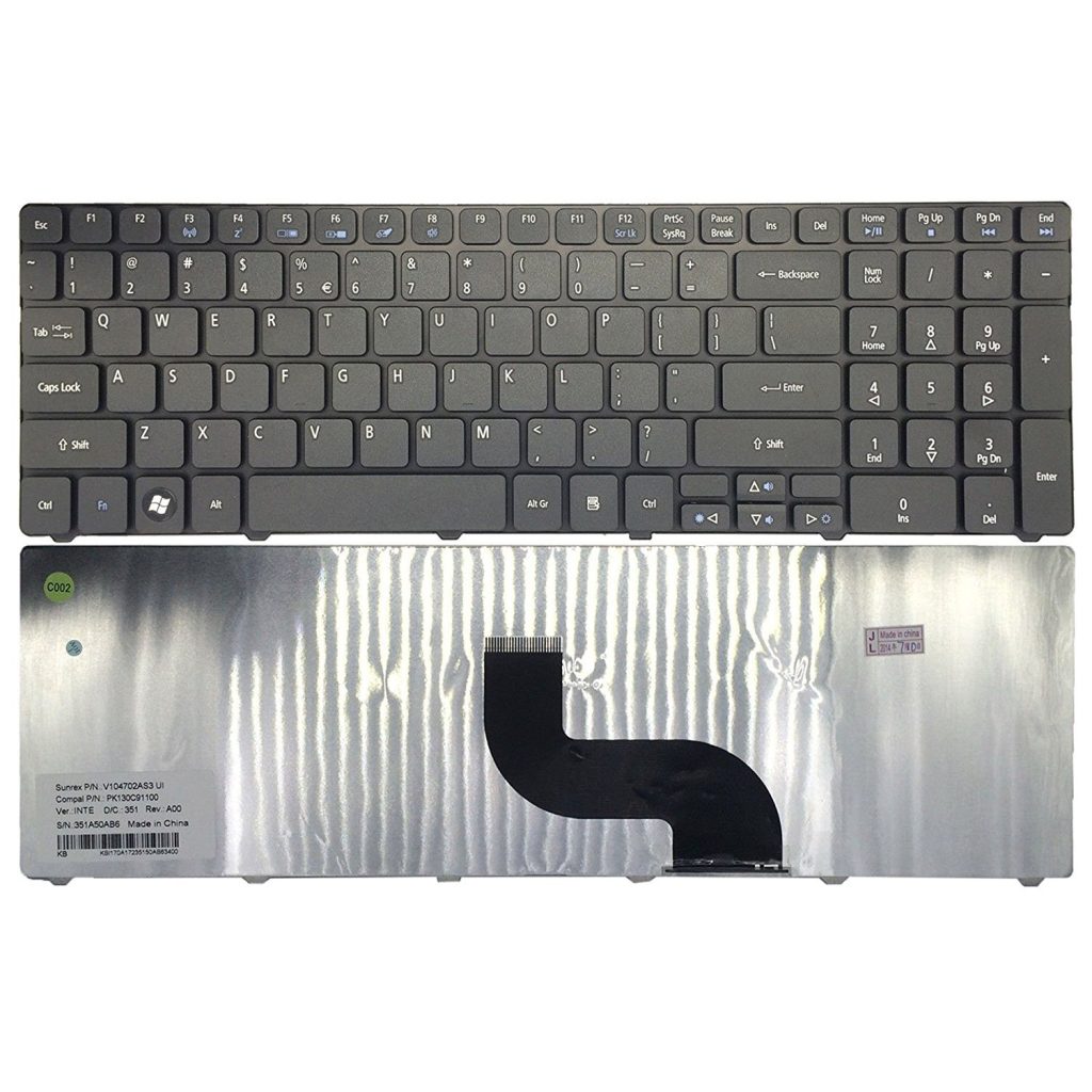 Laptop Keyboard for Acer Aspire 5738