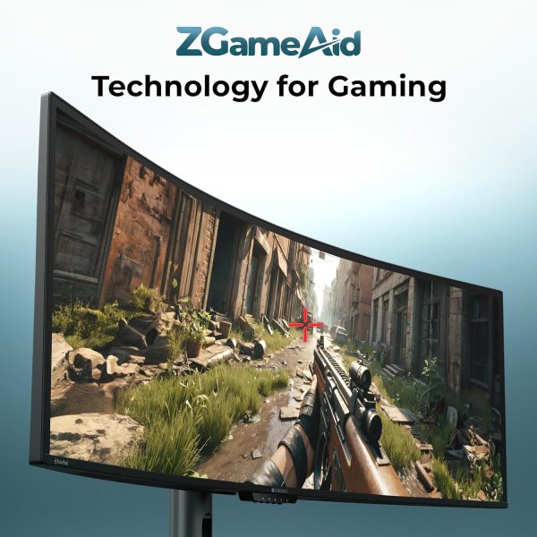 ZEBRONICS N49A 49"" (124.5 cm) 1800R Curved Ultrawide Gaming Monitor, DQHD 5120x1440, 400Nits, 120Hz, 1ms MPRT, HDR400, 99% sRGB | 95% DCI-P3, Adaptive Sync, 2 x (DP | HDMI | USB) + Type C