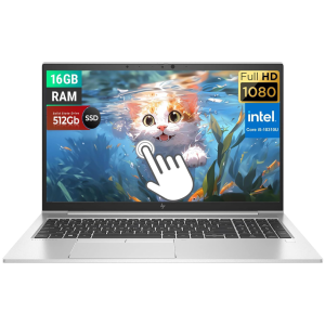 HP EliteBook 850 G8 15.6" Notebook, Intel i5, 16GB Memory, 256GB SSD, Windows 10 Pro (Touch Screen)