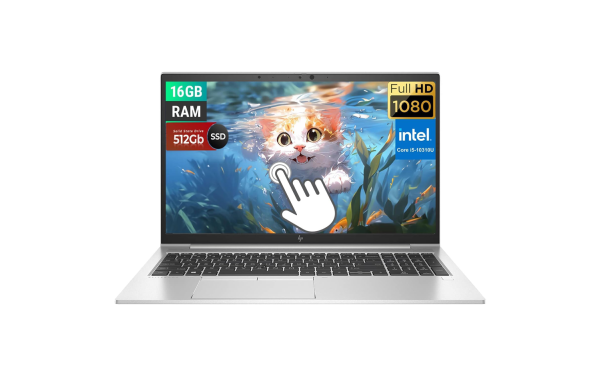 HP EliteBook 850 G8 15.6" Notebook, Intel i5, 16GB Memory, 256GB SSD, Windows 10 Pro (Touch Screen)