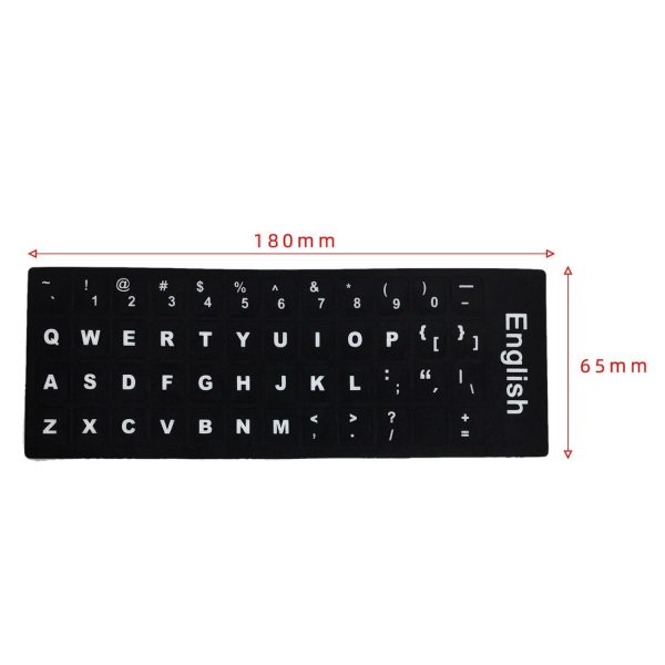 Laptop Keyboard Stickers Universal Computer Keyboard Stickers for Pc Desktop English
