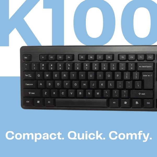 HP K100 Wired Keyboard (7J4G1AA)