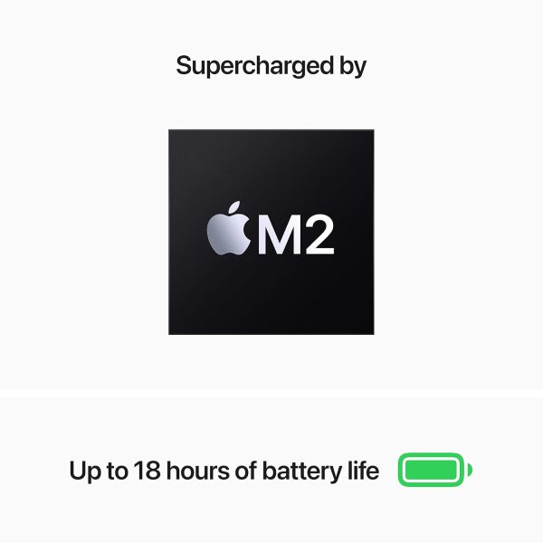 Apple MacBook Air Laptop with M2 chip: 34.46 cm (13.6-inch) Liquid Retina Display, 8GB RAM, 512GB SSD Storage, Backlit Keyboard, 1080p FaceTime HD Camera. Works with iPhone/iPad; Space Grey