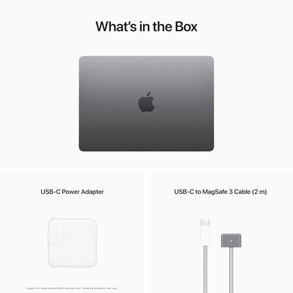 Apple MacBook Air Laptop with M2 chip: 34.46 cm (13.6-inch) Liquid Retina Display, 8GB RAM, 512GB SSD Storage, Backlit Keyboard, 1080p FaceTime HD Camera. Works with iPhone/iPad; Space Grey