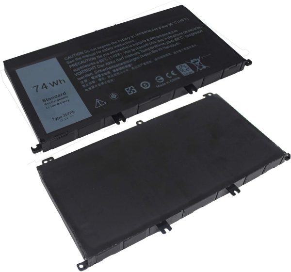 357F9 71JF4 0GFJ6 Laptop Battery Replacement for Dell Inspiron 15 7559 7557 7567 7566 7759 5577 5576 INS15PD-1548B 1548R 1748B 1848B 2548B 2748B 3948B Gaming Series Notebook