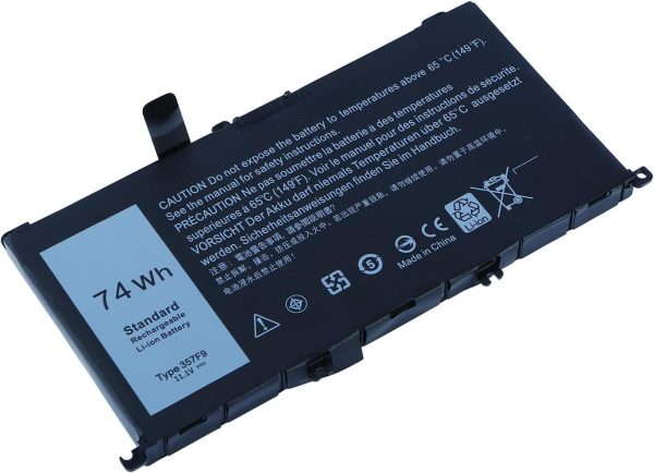 357F9 71JF4 0GFJ6 Laptop Battery Replacement for Dell Inspiron 15 7559 7557 7567 7566 7759 5577 5576 INS15PD-1548B 1548R 1748B 1848B 2548B 2748B 3948B Gaming Series Notebook