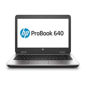 (Refurbished) HP ProBook Intel 6th Gen Core i5 14 inches FHD Screen Laptop (8GB RAM, 256GB SSD, HD Graphics, Windows 11 (Upgraded), MS Office, Black, Slim)