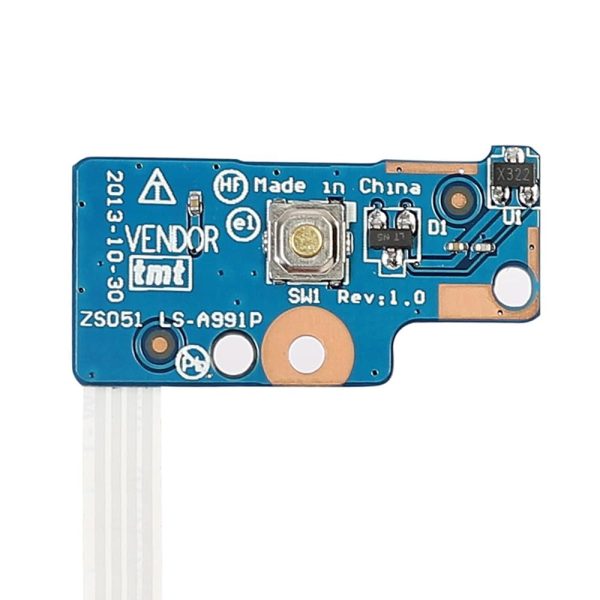 Replacement Laptop On-Off Power Button for HP Pavilion 15-G 15-R 15G 15R 15-s 250 g3 255 g3 Series LS-A991P On Off Button