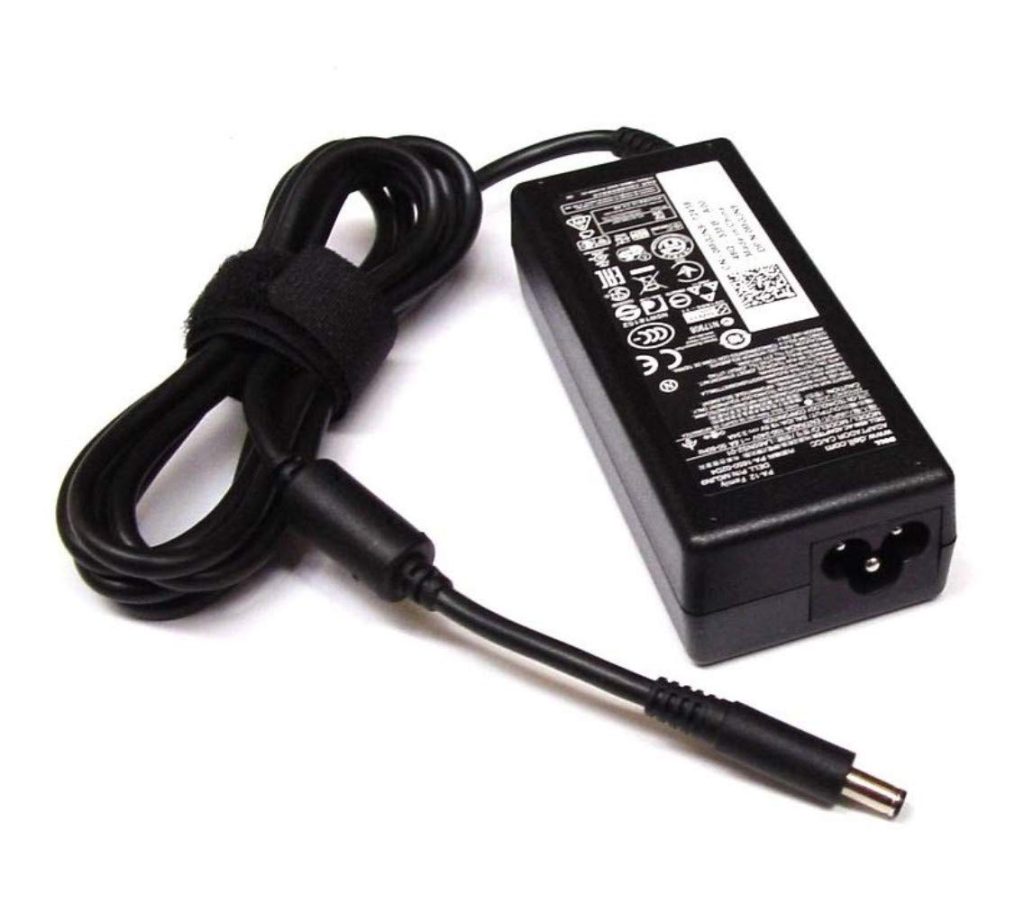 (Refurbished) Dell Original 65W 19.5v 4.5mm Pin Laptop AC Adapter-Black Without Power Cord (Part Code MGJN9)