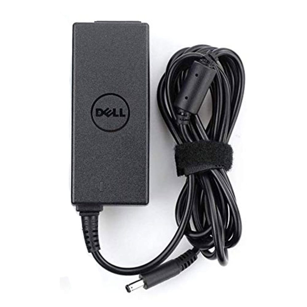 (Refurbished) Dell Original 45W Adapter 19.5V pin 4.5 mm Charger for Laptops Inspiron Black Without Power Cord