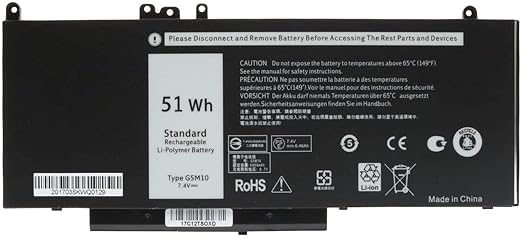 Laptop Battery Compatible for Dell Latitude 14 E5450 5450 15 E5550 5550 12 E5250 5250 3150 3160 3550 Series VMKXM 451-BBLN G5M10 08V5GX 5XFWC Laptop Battery