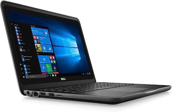 (Refurbished) DELL Latitude 3380 Core i5 7th Gen Laptop, 32 GB RAM, 256 GB SSD, Intel HD Graphics, 13.3 inch HD Screen, Windows 11, MS Office, Black, Slim