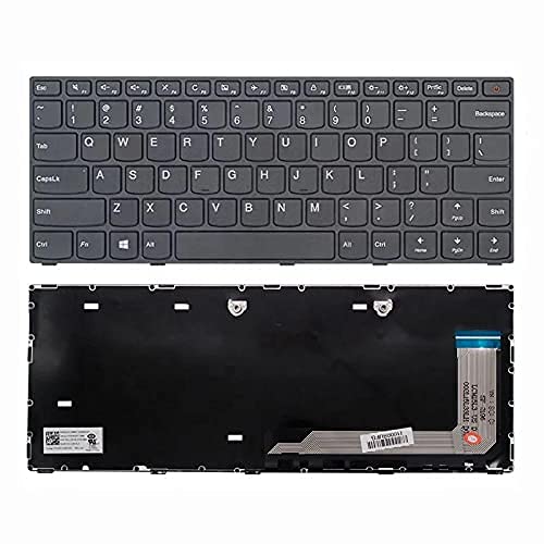 Laptop Keyboard Compatible for Lenevo E41 25 E41 15 Lenovo IdeaPad 110-14 110-14isk 310-14 310S-14 510-14 510S-14 E41-15 110-14ibr (with On/Off)