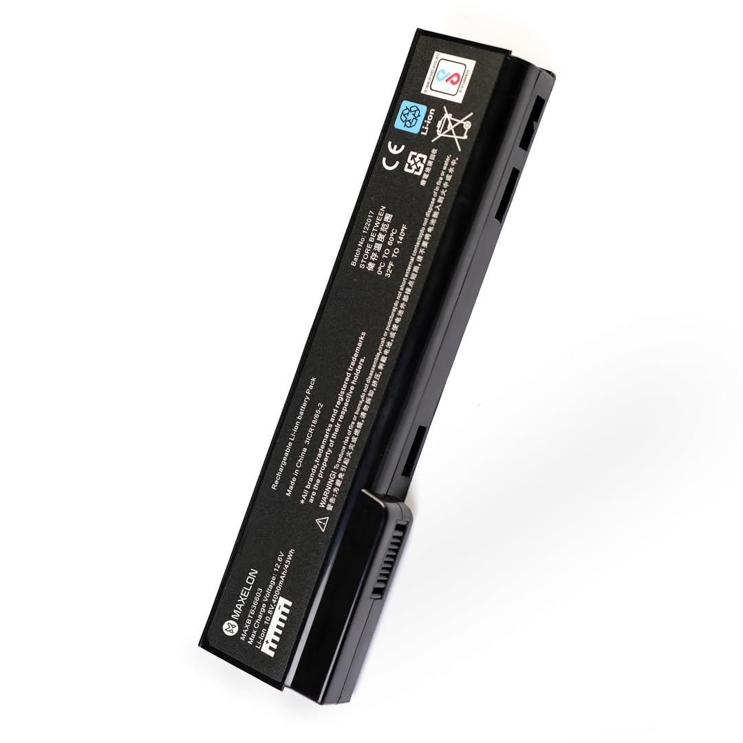 Laptop Battery for HP EliteBook 8460P 8470P 8570P 8560P ProBook 6470B 6360B 6460B 6465B 6560B 6565B-(Black)