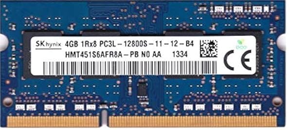 Hynix 4GB DDR3 Laptop RAM PC3L 1600 MHz Low Voltage Memory PC3L-12800S SODIMM Single Rank with 3 Years Warranty