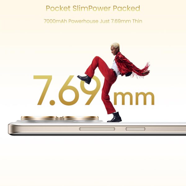 realme 15 Pro 5G Smartphone 12+512GB Silver,4K 60FPS,144Hz HyperGlow 4D Curve Display,7000mAh Battery,80W SuperVOOC, Camera Triple 50MP, Snapdragon 7 Gen 4, IP69