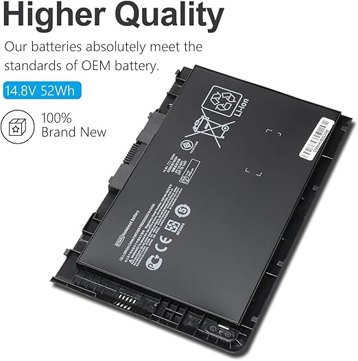 Notebook Battery for HP EliteBook Folio 9470 9470M 9480 9480M Series Ultrabook Laptop fits BA06 BA06XL Battery Spare 687945-001 696621-001 H4Q47AA H4Q48AA