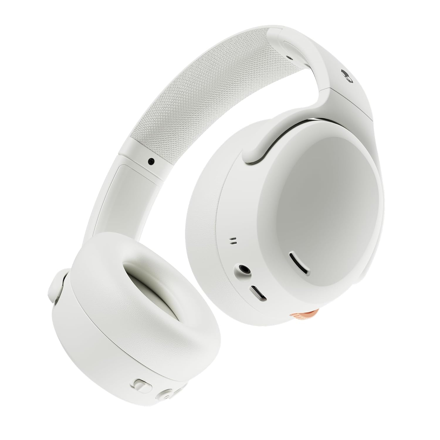 Skullcandy Crusher ANC 2 Over-Ear Wireless Headphones 100 dB| Active Noise Cancellation, Sensory Bass, Dual Pairing, 50H Battery, Rapid Charge, Alexa Built-in | Bone, Off White
