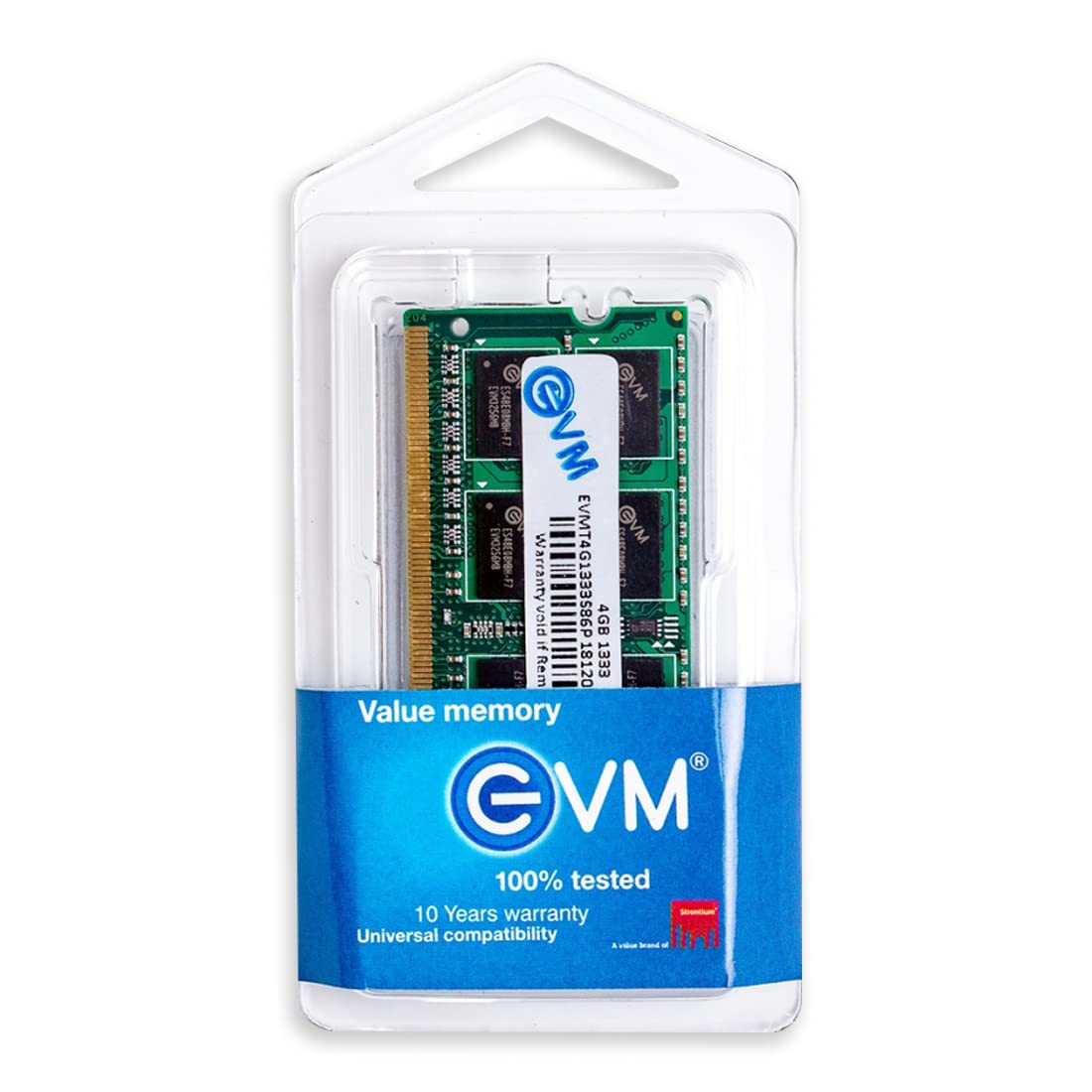 EVM 4GB DDR3 Laptop RAM 1333MHz So-DIMM Memory