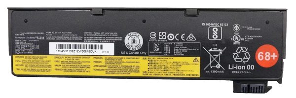 Laptop Battery Compatible for Lenovo ThinkPad T440, L450, L460, P50s, T440s, T450, T450s, T460p, T550, T560, W550s, X240, X260 (68+)