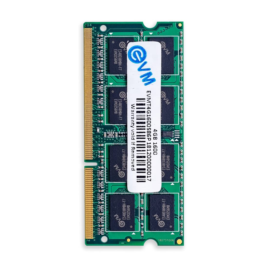 EVM 4GB DDR3 Laptop RAM 1600MHz So-DIMM Memory