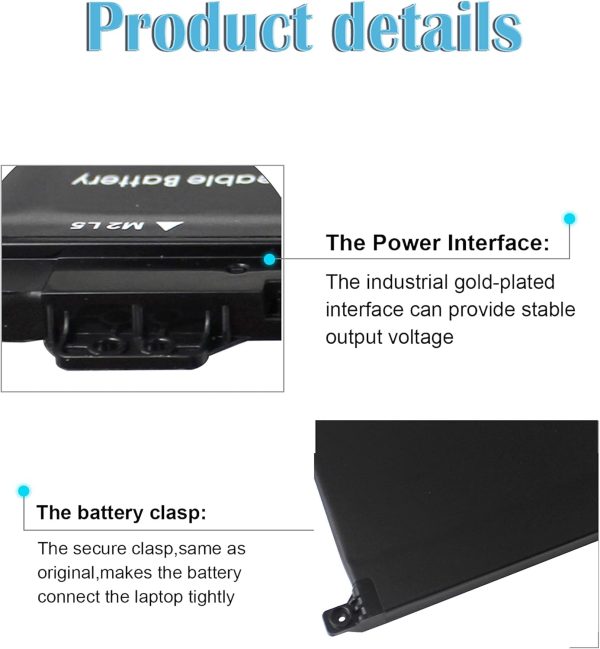 Laptop Battery Compatible for HP Pavilion BP02XL PC 15 AU010WM AU018WM Series HSTNN-UB7B HSTNN-LB7H 2ICP7/65/80 BP02XL