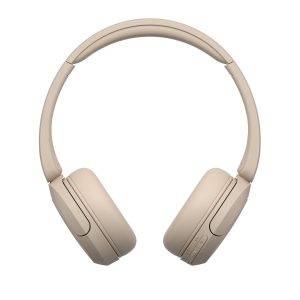 Sony WH-CH520 Wireless Bluetooth Headphones On Ear with Mic, Up to 50Hrs Battery, Quick Charge, DSEE Upscale, Multipoint Connectivity, Voice Assistant, Customized EQ-Beige