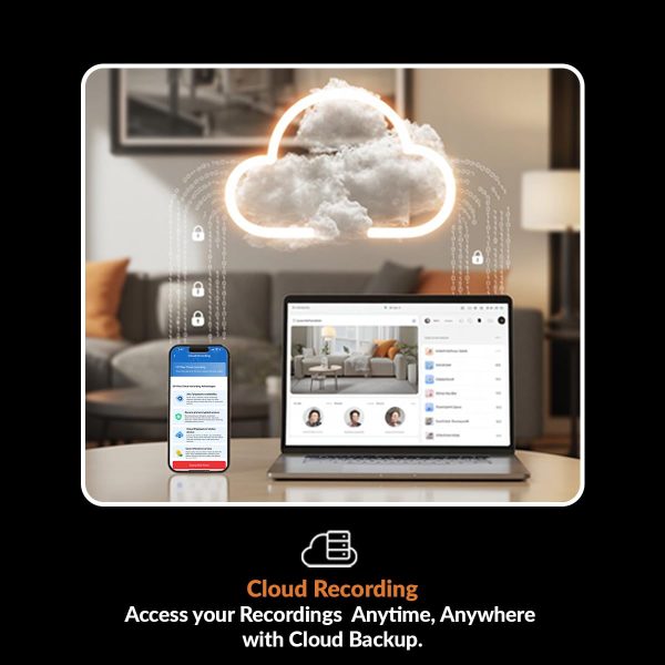 CP PLUS 3MP Resolution Smart Wi-fi CCTV Home Security Camera | 360° View | Motion Tracking | 2-Way Talk | Cloud & SD Card Support | CTC Cyber Secure Tech | 15M Night Vision | CP-E31Q - Image 8