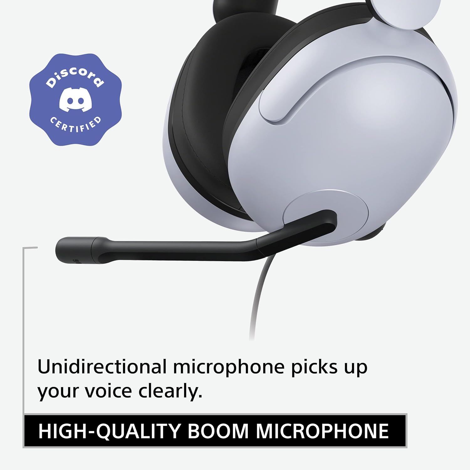 Sony INZONE H3, MDR-G300 Wired Gaming Headset, Over-Ear Headphones with 360 Spatial Sound, USB Wired Over-Ear Professional + USB Connector, flip to Mute mic, App Support & PC Compatible (White)