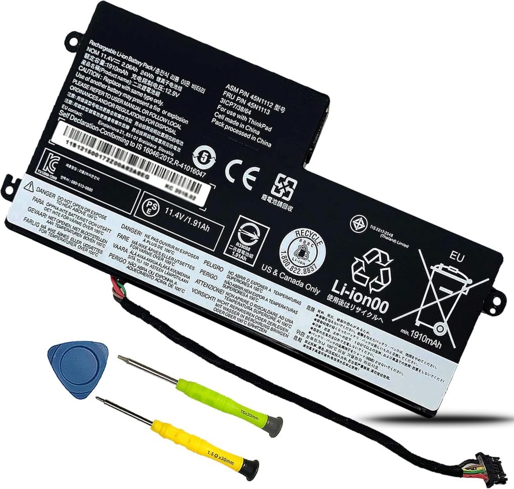 Laptop Battery Compatible for Lenovo ThinkPad A275 T440 T440S T450 T450S T460 X230S X240 X240S X250 X260 X270 Series Internal 45N1113 45N1111 01AV459 45N1109 45N1110 45N1773