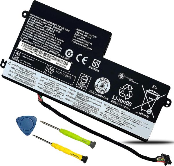 Laptop Battery Compatible for Lenovo ThinkPad A275 T440 T440S T450 T450S T460 X230S X240 X240S X250 X260 X270 Series Internal 45N1113 45N1111 01AV459 45N1109 45N1110 45N1773