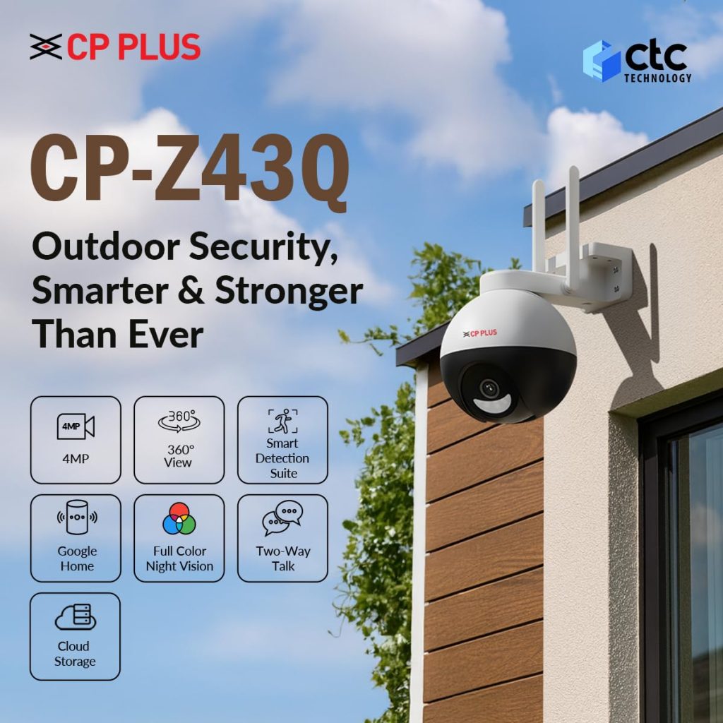 CP PLUS 4MP WI-FI Full Color Outdoor Smart Security Camera | CTC ...