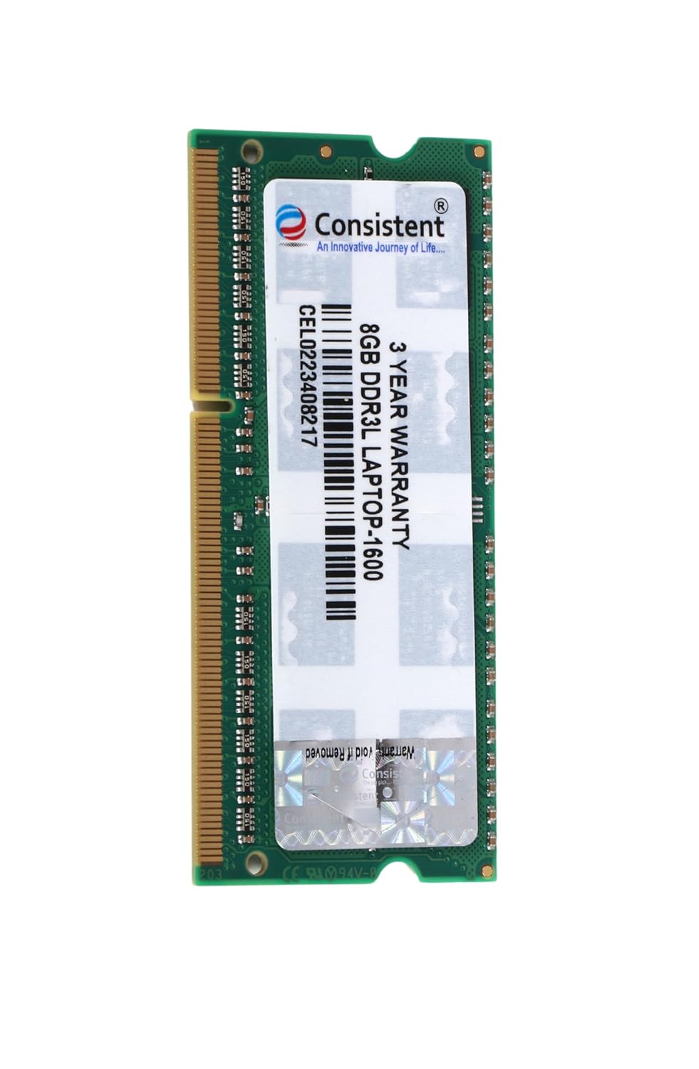 Consistent 8GB DDR3 1600 Laptop RAM