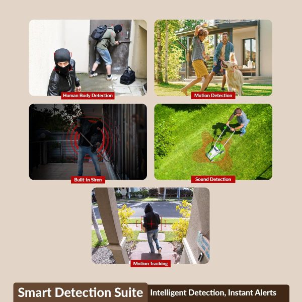CP PLUS 4MP Outdoor Wi-Fi CCTV Camera | 360° Pan & Tilt | Full-Color Night Vision | Human Detection | Motion Tracking | Built-in Siren | CTC Cyber Secure Tech | Alexa & OK Google | CP-Z43Q