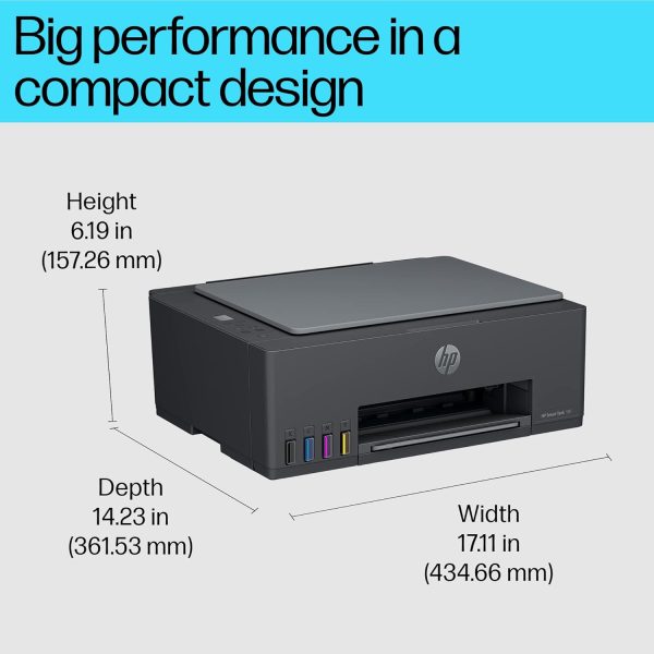 HP Smart Tank 581 All-in-one WiFi Colour Printer with 2 Extra Black Ink Bottles(Upto 12000 Black and 6000 Colour Prints)